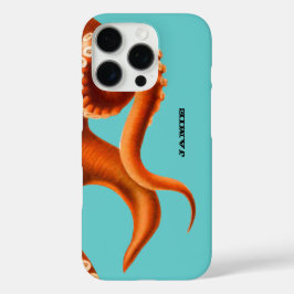 Kühle Aqua und Orange Octopus iPhone 5 title_seo2