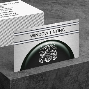 Kühle Auto-Fenster-Tönungs-Geschäftskarten Visitenkarte