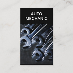 Kühle Auto-Mechaniker einfache Visitenkarten Visitenkarte