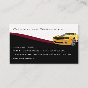 Kühle Automobil-Service-Geschäftskarten Visitenkarte