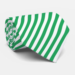 Kühle braun-grüne Streifenmuster-Halstücher Krawatte