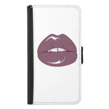 Kühle braune Lippen