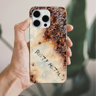 Kühle braune rostige Metallstruktur Benutzerdefini Case-Mate iPhone Hülle