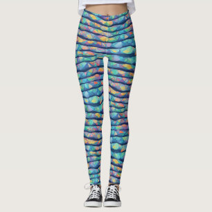 Kühle Bunte Geometrische Gürteltiere Panzer Abstra Leggings