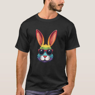 Kühle Bunte Osterhase Kaninchen T-Shirt