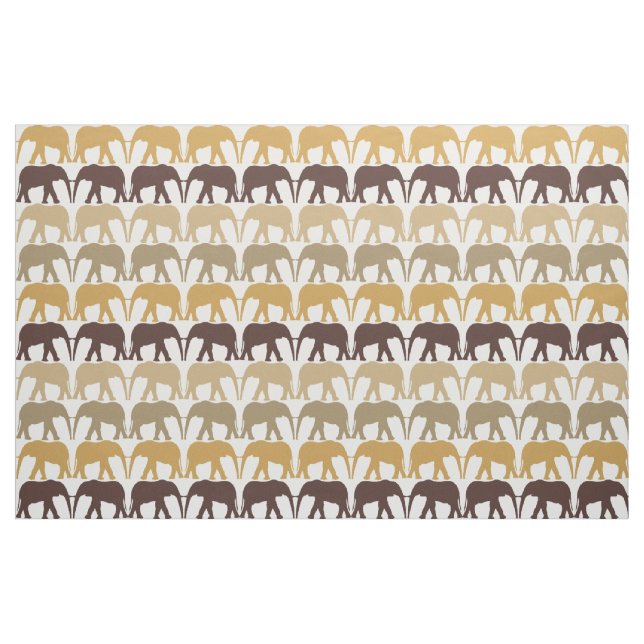 Kühle Elefantenmuster Stoff (Fat Quarter (45,7 x 55,9 cm))