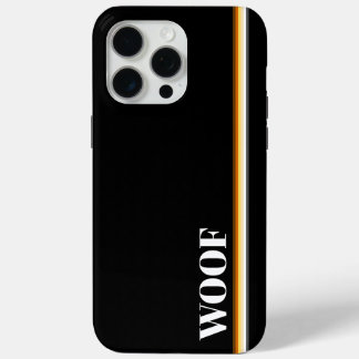 Kühle elegante schwule Bären-Stolzflagge Woof Case-Mate iPhone Hülle