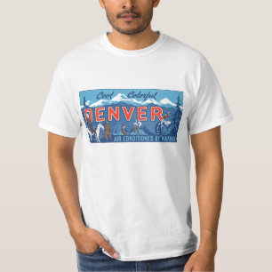 Kühle Farbige Denver T-Shirt