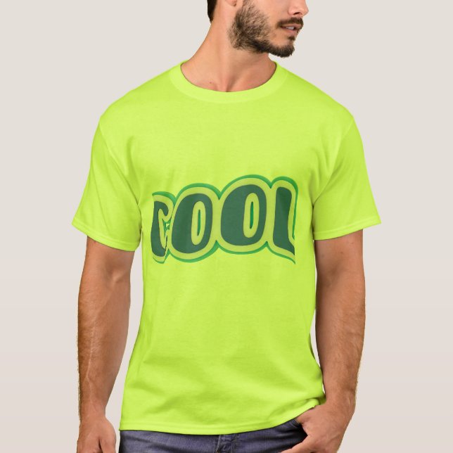 Kühle, fette Typografiedesign. T-Shirt (Vorderseite)