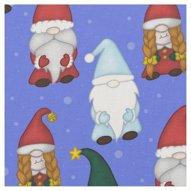 Kühle Gnomies (Mittel) Stoff (Nahaufnahme)