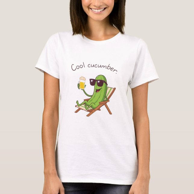 Kühle Gurke T-Shirt (Vorderseite)