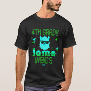 Kühle, helde Llama-Vibes für Lehrer und Schüler de T-Shirt