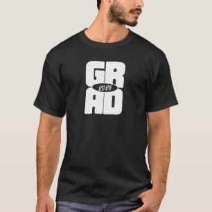 Kühle moderne Abschluss-Typografie für Absolventen T-Shirt