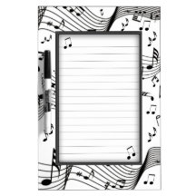 Kühle Musiknoten