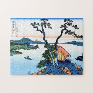 Kühle orientalische japanische Hokusai Fuji-Blick