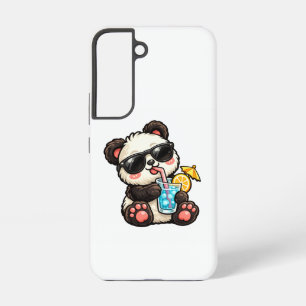 Kühle Panda-Trinkmischung Samsung Galaxy Hülle