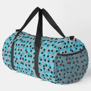 Kühle Retro-Eisberg-Punkte im Stil der Mitte des J Duffle Bag