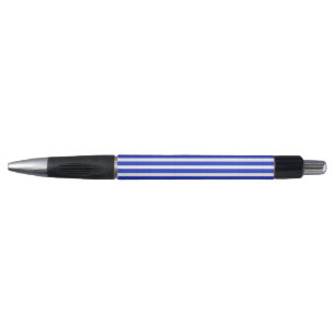 Kühle Streifen Blaue Geometrie Kugelschreiber