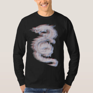 Kühle trippy japanische Drachen-EDM-Raves-Techno-M T-Shirt