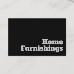 Kühle und klare Zuhause-Einrichtung Design Visitenkarte