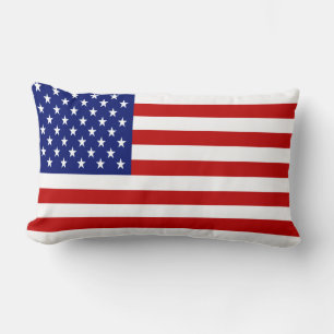 Kühle und patriotische amerikanische Flagge Lendenkissen