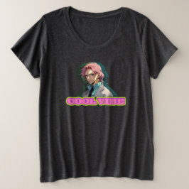 Kühle Vibes Große Größe T-Shirt