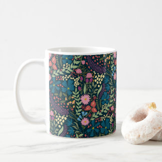 Kühle Wildblume Kaffeetasse