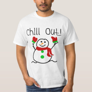 Kühlen Sie heraus Schneemann-T-Shirts und T-Shirt