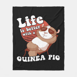 Kühlende Guinea Schweinebesen ist besser mit Guine Fleecedecke