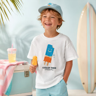 Kühler als ein Freeze-Pop-Kinder-T-Shirt T-Shirt
