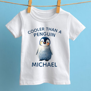 Kühler als ein Pinguin Süßes arktisches Tier mit N Baby T-shirt