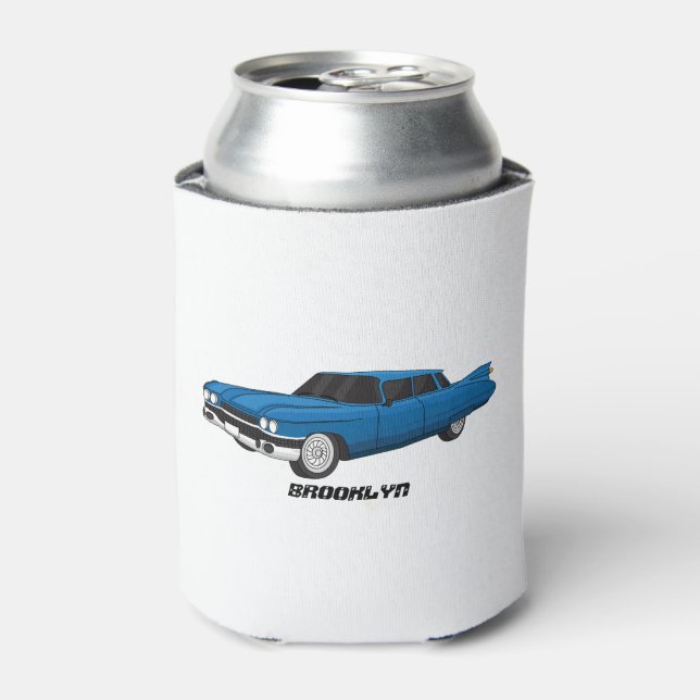 Kühler blauer Oldtimer von 1959 Dosenkühler (Kanne Vorderseite)