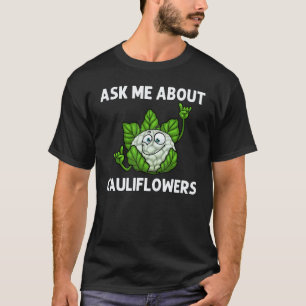Kühler Blumenkohl Für Männer Frauen Vegan Vegetari T-Shirt