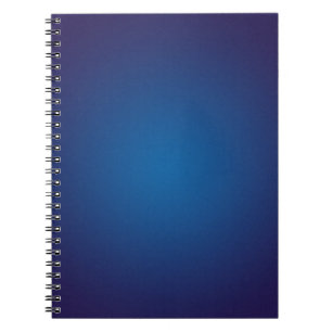 Kühler körniger, tiefblauer Vignetteneffekt Notizblock