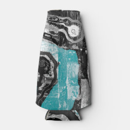 Kühler - Oberflächenstrom Abstracter Fluss & Struk Flaschenkühler