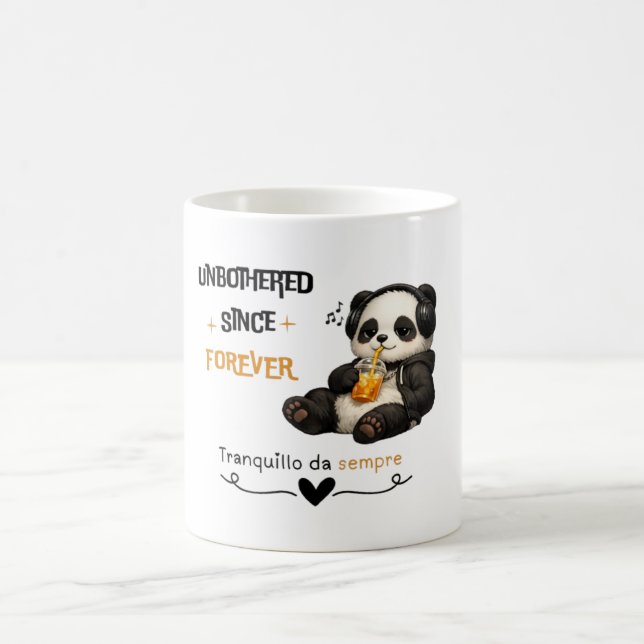 Kühler Panda-Kaffeebecher Kaffeetasse (Mittel)