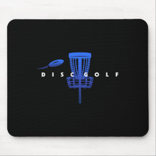 Kühler stilisierter Disc Golf mit Sket und Disc - Mousepad