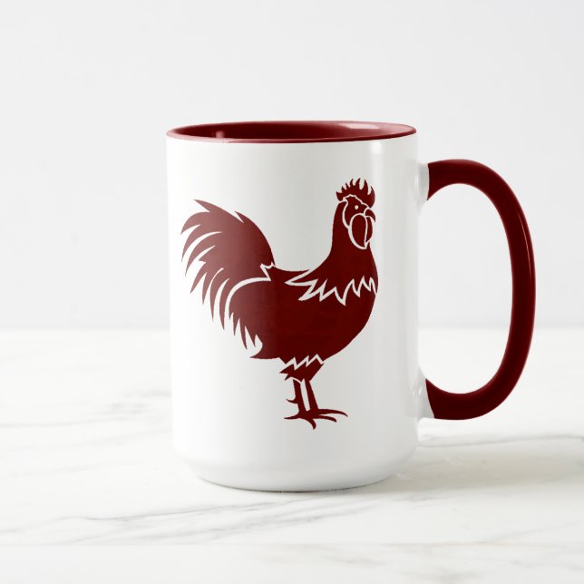 Kühler und rustikaler Landhahn Tasse (Rechts)