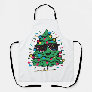 Kühler Weihnachtsbaum Klassiker Schürze