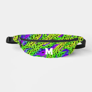 Kühler Wilder Grüner Lila Safari-Tierdruck Anfangs Bauchtasche