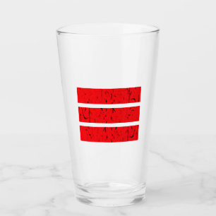 Kühles 3-Linien-Symbol Einheitlichkeit & Harmoni Glas