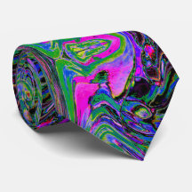 Kühles abstraktes Grün, Schwarz und Blau Groovy Re