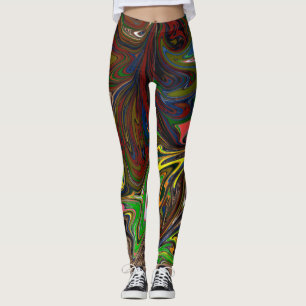 Kühles abstraktes Muster Leggings