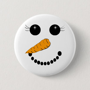 Kühles Gesicht Button