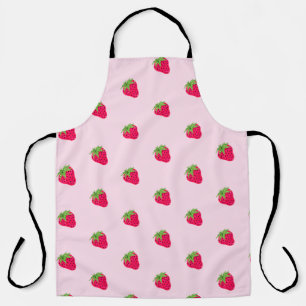 Kühles Glitter Erdbeere  Rosa Schürze