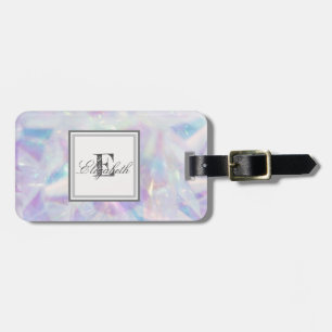 Kühles Holografisches, Diamant-Monogramm-Personali Gepäckanhänger