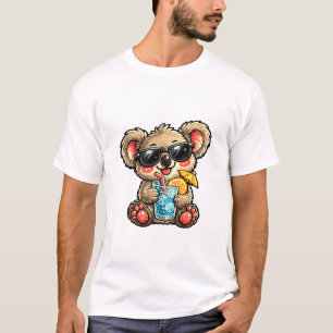 Kühles Koala-Getränk T-Shirt
