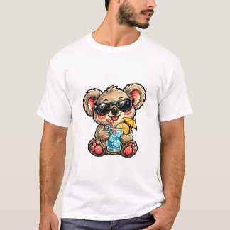 Kühles Koala-Getränk T-Shirt