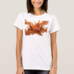 Kühles Orange ABSTRACT ART Grafik T-Shirt