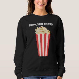 Kühles Popcorn für Frauen Mama Süß Buttrig Salzig Sweatshirt
